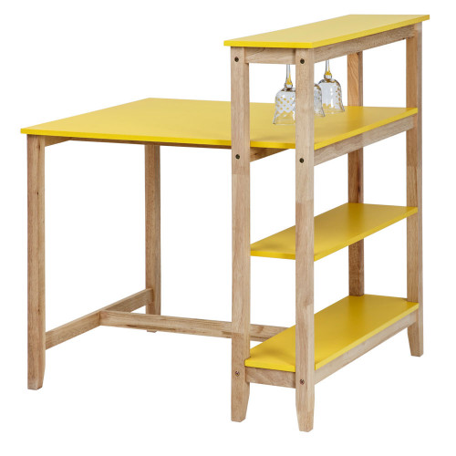 Omero Sarı Masa Sandalye Seti