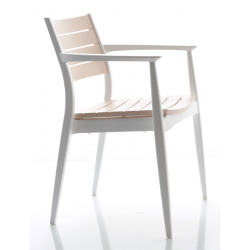 Oslo Masa sandalye takımı beyaz Krem 90x90
