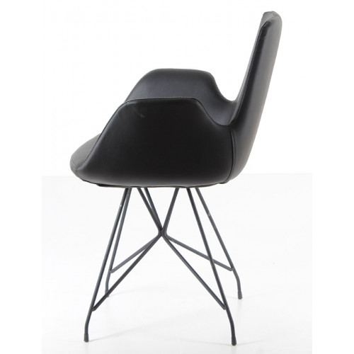 Montera Eyfel Ayaklı Sandalye Siyah