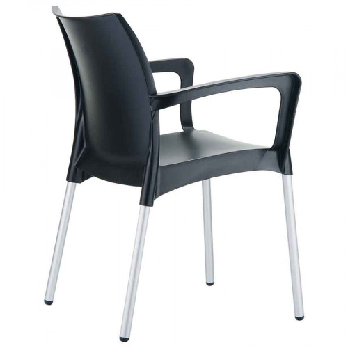 Dolce alüminyum ayaklı plastik sandalye pp