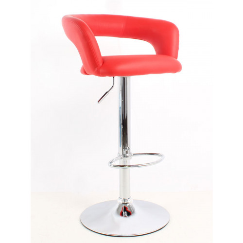 Slim bar sandalyesi kırmızı (yeni)