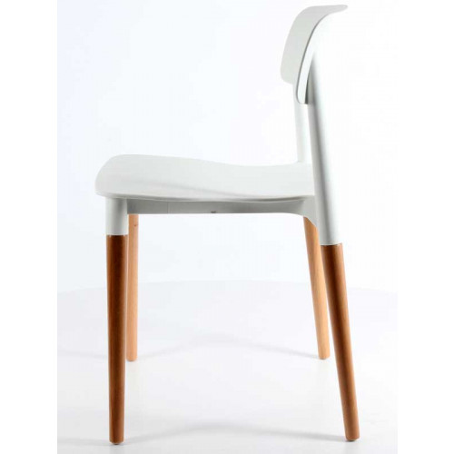Bella poliproplen sandalye beyaz