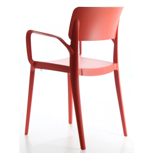 Paone PP Kollu Sandalye Kırmızı