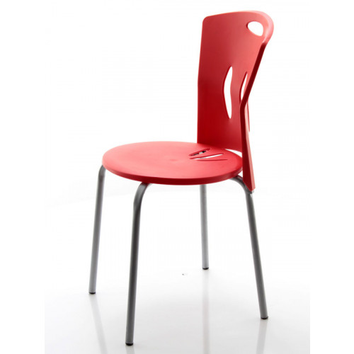 Stella plastik sandalye kırmızı