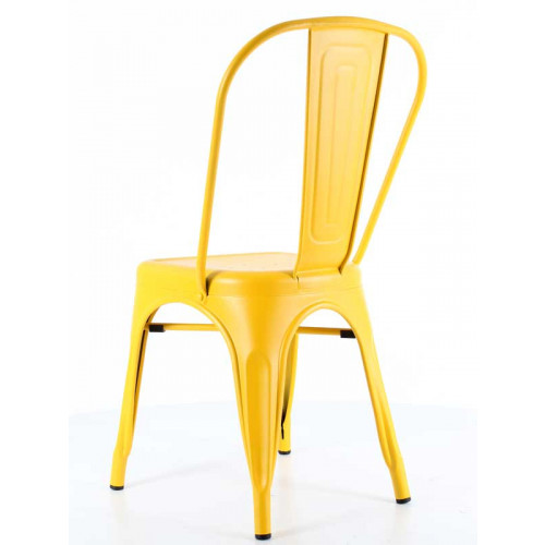 Tolix Kolsuz Metal Sandalye Mat Sarı (sınırlı adet)