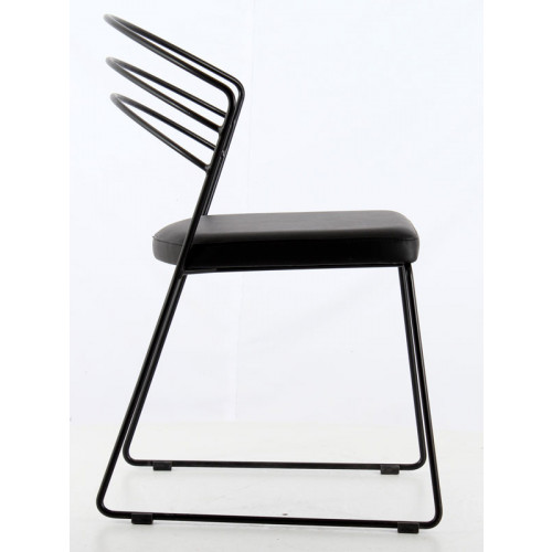 Mover Metal Sandalye Siyah