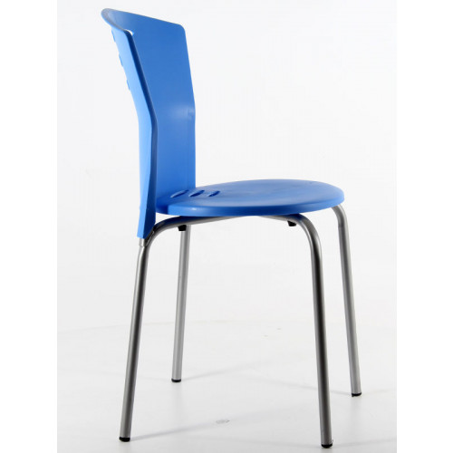 New stella Plastik Sandalye Mavi
