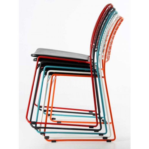 Gordon İstiflenebilir Metal Sandalye Mavi