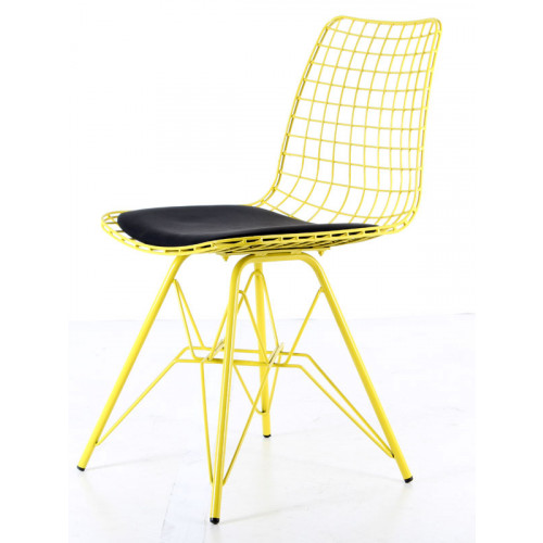 Aymes Metal Sandalye Sarı