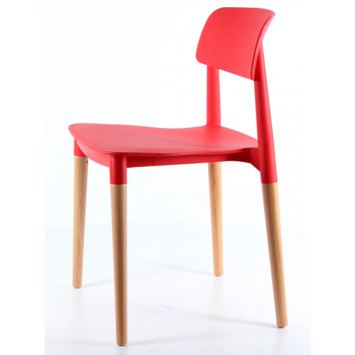 Bella poliproplen sandalye kırmızı