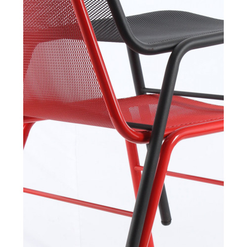 Foça Metal Sandalye Kırmızı