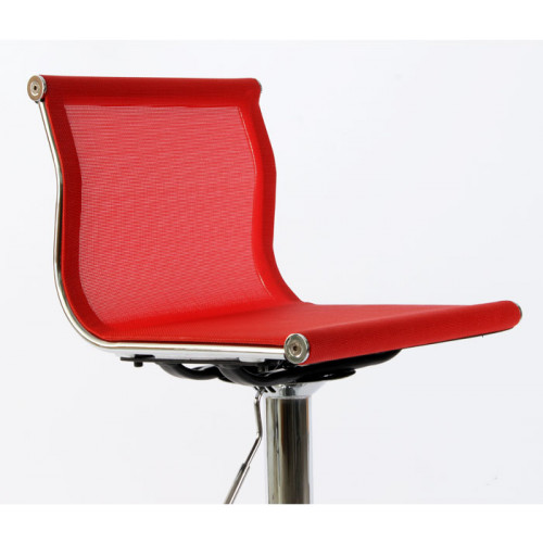 Fileli Bar Bistro Sandalyesi Kırmızı