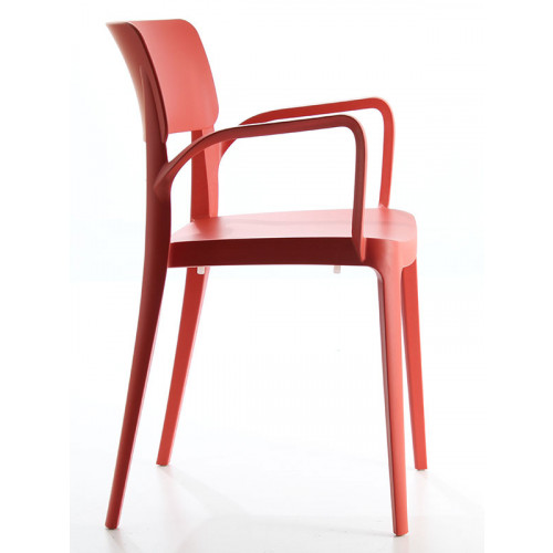 Paone PP Kollu Sandalye Kırmızı