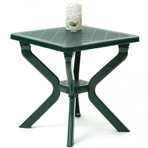70x70 demonte ayaklı plastik masa yeşil