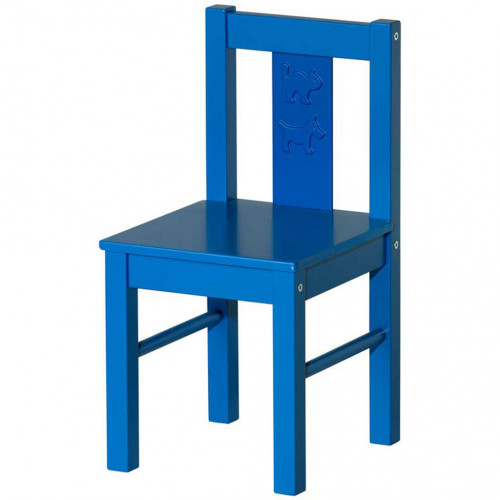 Ahşap Çocuk Sandalyesi Mavi