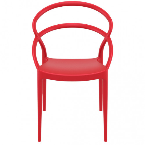 Milass Kolsuz PP Sandalye Kırmızı