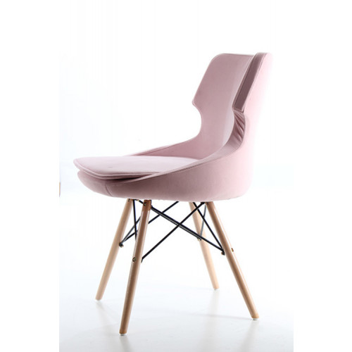 Simge Ahşap Çapraz Ayaklı Sandalye (Kumaş 431)