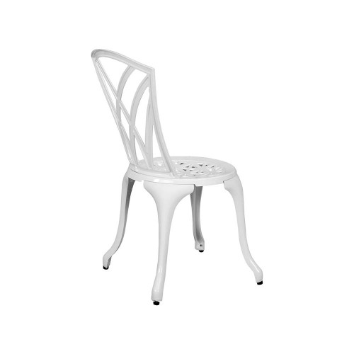 Ece Beyaz Metal Sandalye