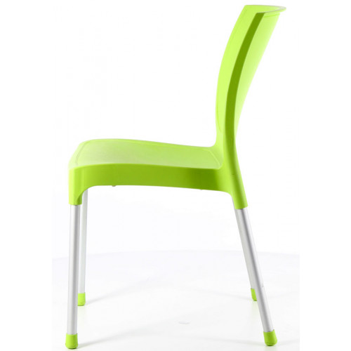 Leon Kolsuz Poliproplen Sandalye Yeşil
