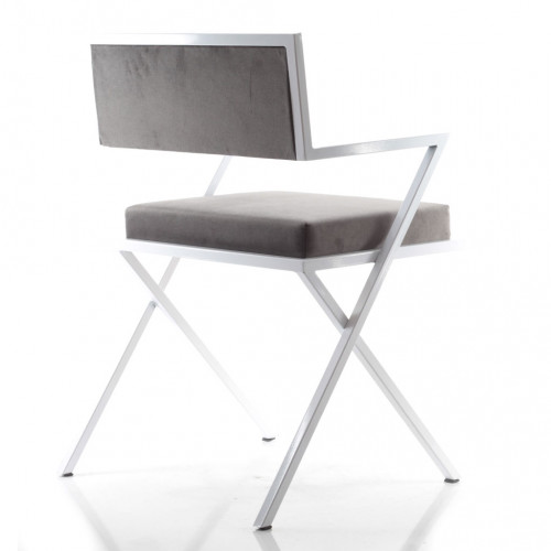 Lang Metal Sandalye Beyaz İskelet