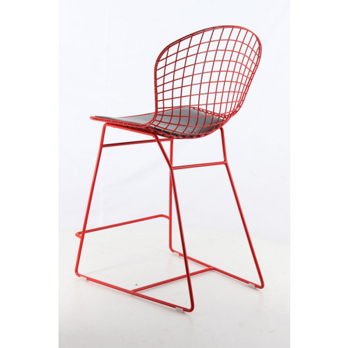 Emeco Metal Bar Sandalye Kırmızı
