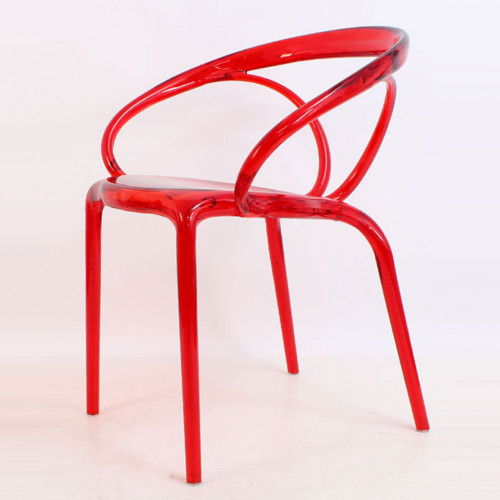Bird polikarbon sandalye kırmızı