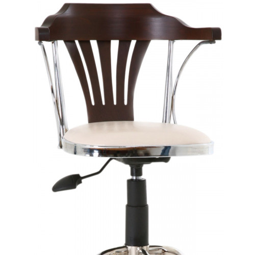 Sabit ayaklı ahşaplı bar sandalyesi