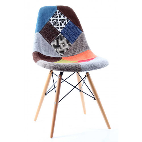Aymes ahşap sandalye patchwork (YENİ)