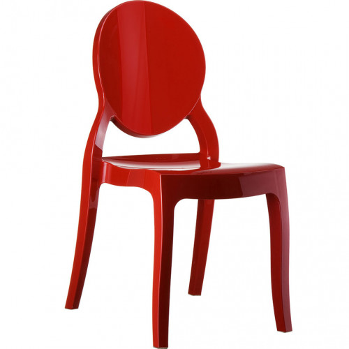 Elizabeth polikarbon sandalye Kırmızı