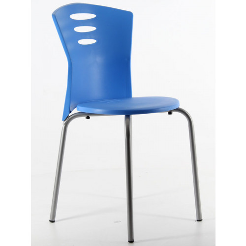 New stella Plastik Sandalye Mavi