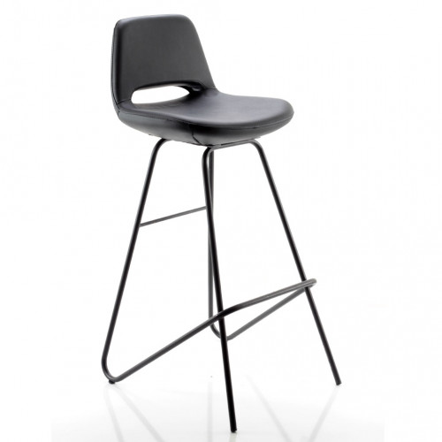 Rasko Eyfel siyah ayaklı bar sandalyesi  siyah