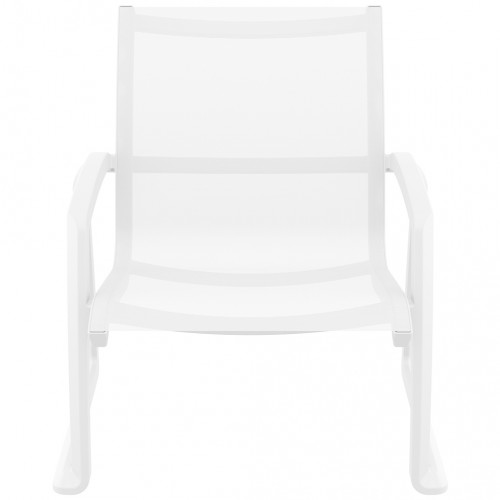 Skay Kollu Rattan Sandalye Beyaz