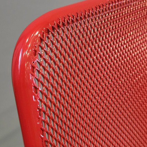Dacia Kollu Metal Sandalye Kırmızı