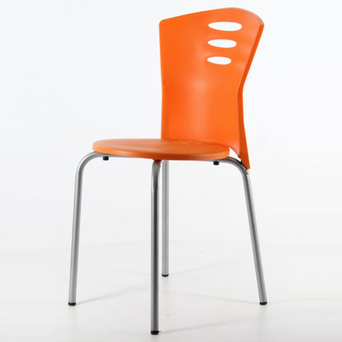 New stella Plastik Sandalye Turuncu