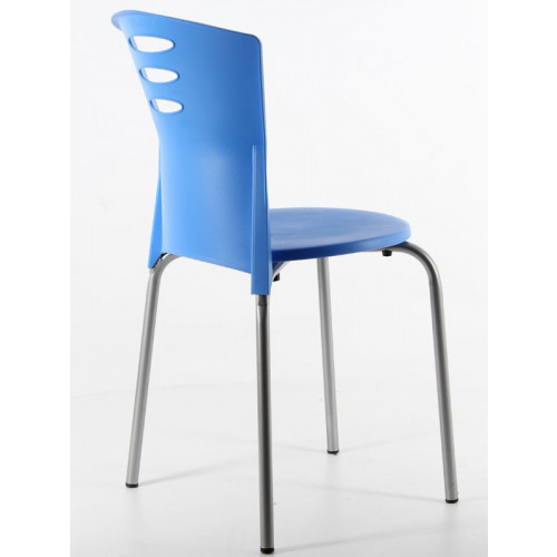 New stella Plastik Sandalye Mavi