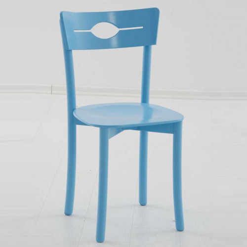 Thonet Ahşap Sandalye Mavi
