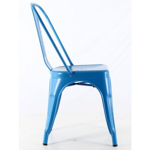 Tolix Kolsuz Metal Sandalye Mavi