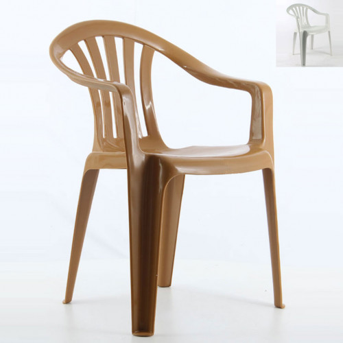 Palmiye Plastik Sandalye Teak