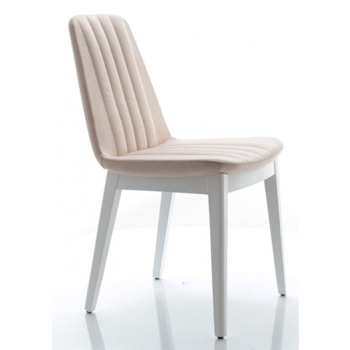 Perra Ahşap Kasalı Sandalye beyaz ayaklı
