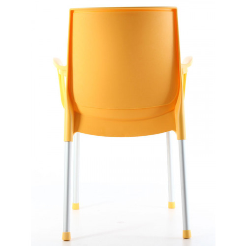 Leon Kollu Poliproplen Sandalye Sarı