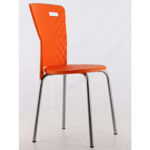 Rio Metal Ayaklı Plastik Sandalye Turuncu