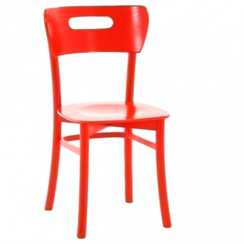 Zan Ahşap Sandalye Kırmızı