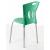 Stella plastik sandalye k.yeşil
