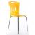 Stella plastik sandalye sarı