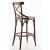 Patnos thonet ahşap bar sandalyesi cilalı