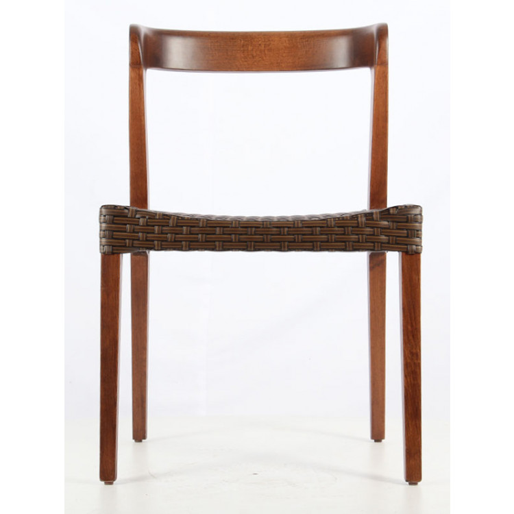 Aras Rattan Örgülü Modern Ahşap Sandalye