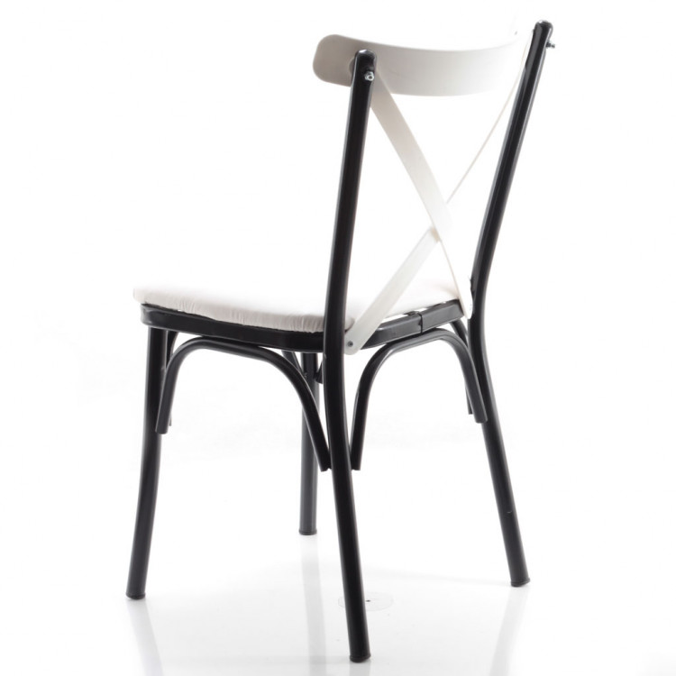 Paris Thonet Metal Sandalye Beyaz