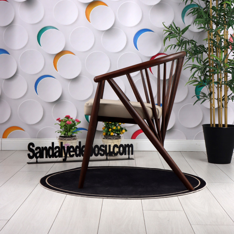 Bonila Minderli Ahşap Sandalye