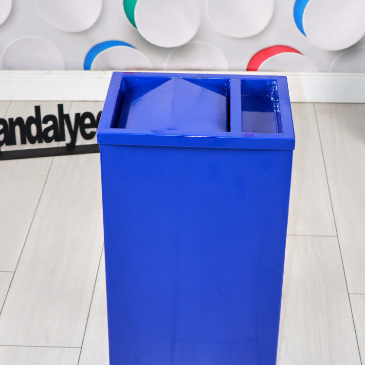 Küllüklü Çatı Kapaklı Çöp Kovası 45 Lt