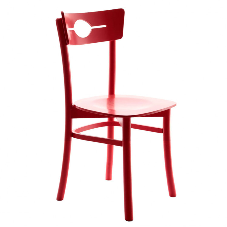 Thonet Ahşap Sandalye Kırmızı